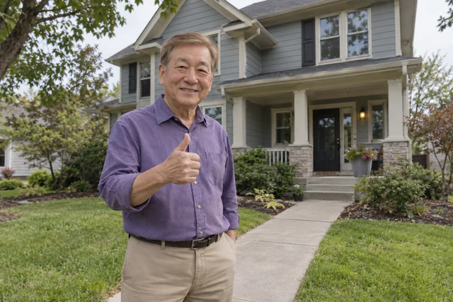 Person giving a thumbs up