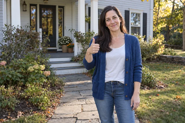 Person giving a thumbs up